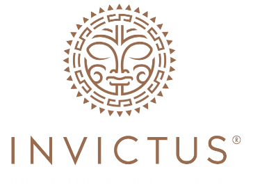 Logo Invictus: Great Carpet, Invincible Comfort