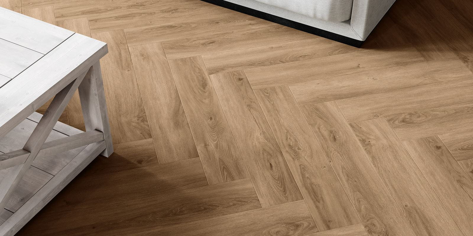 Invictus® Luxury Vinyl Flooring - Divine Oak Herringbone - Cookie - Living_02