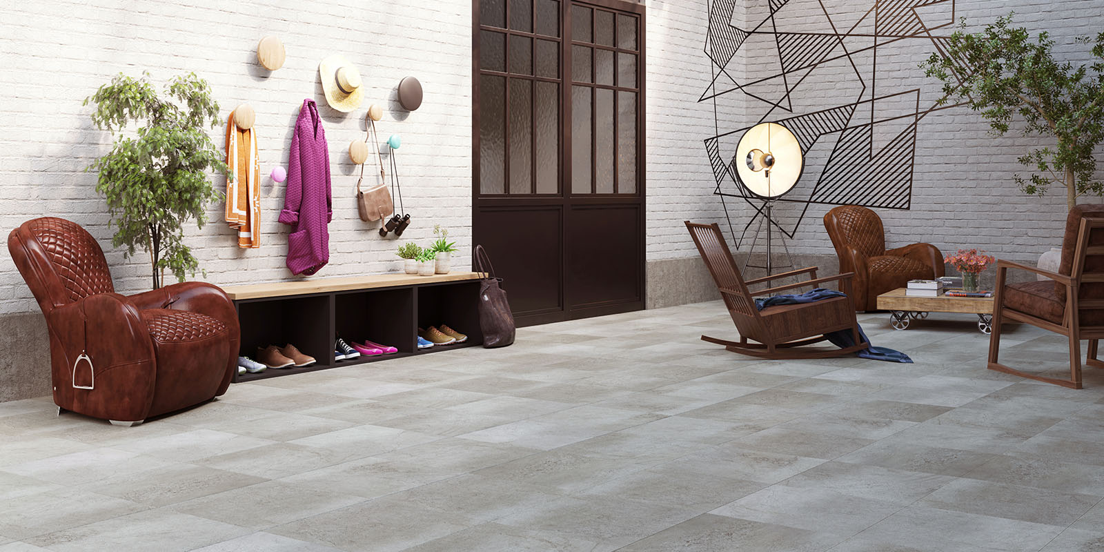 Invictus® Luxury Vinyl Flooring - Groovy Granite - Shadow - Living
