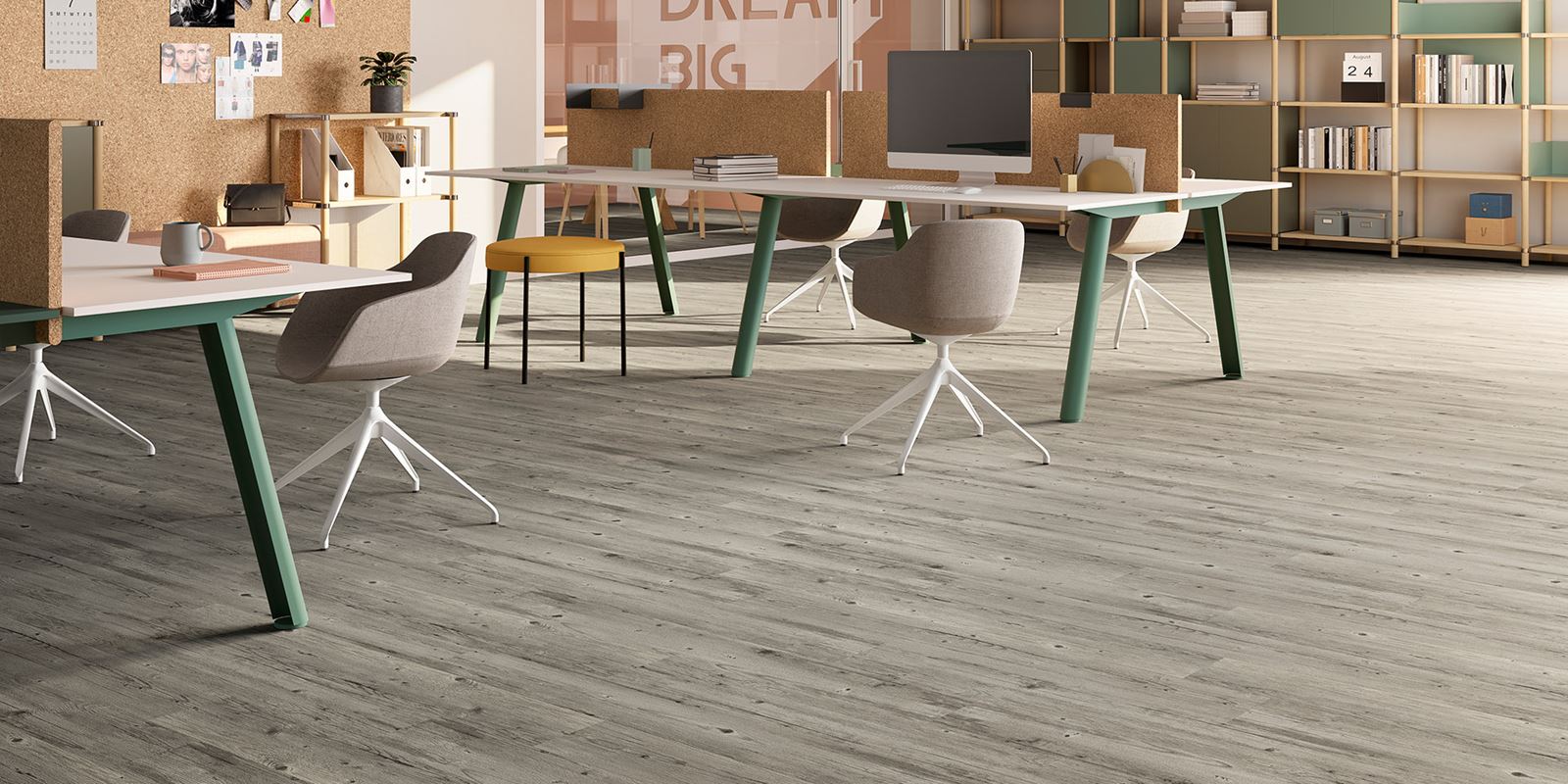 Invictus® Luxury Vinyl Flooring - Norwegian Wood - Fjord - Comm_office