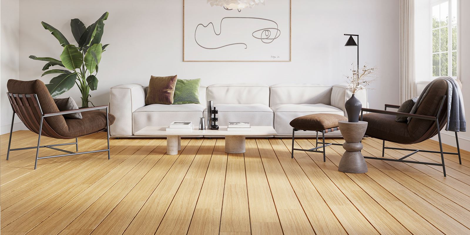 Invictus® Luxury Vinyl Flooring - Natural Teak - Amber - Living_03