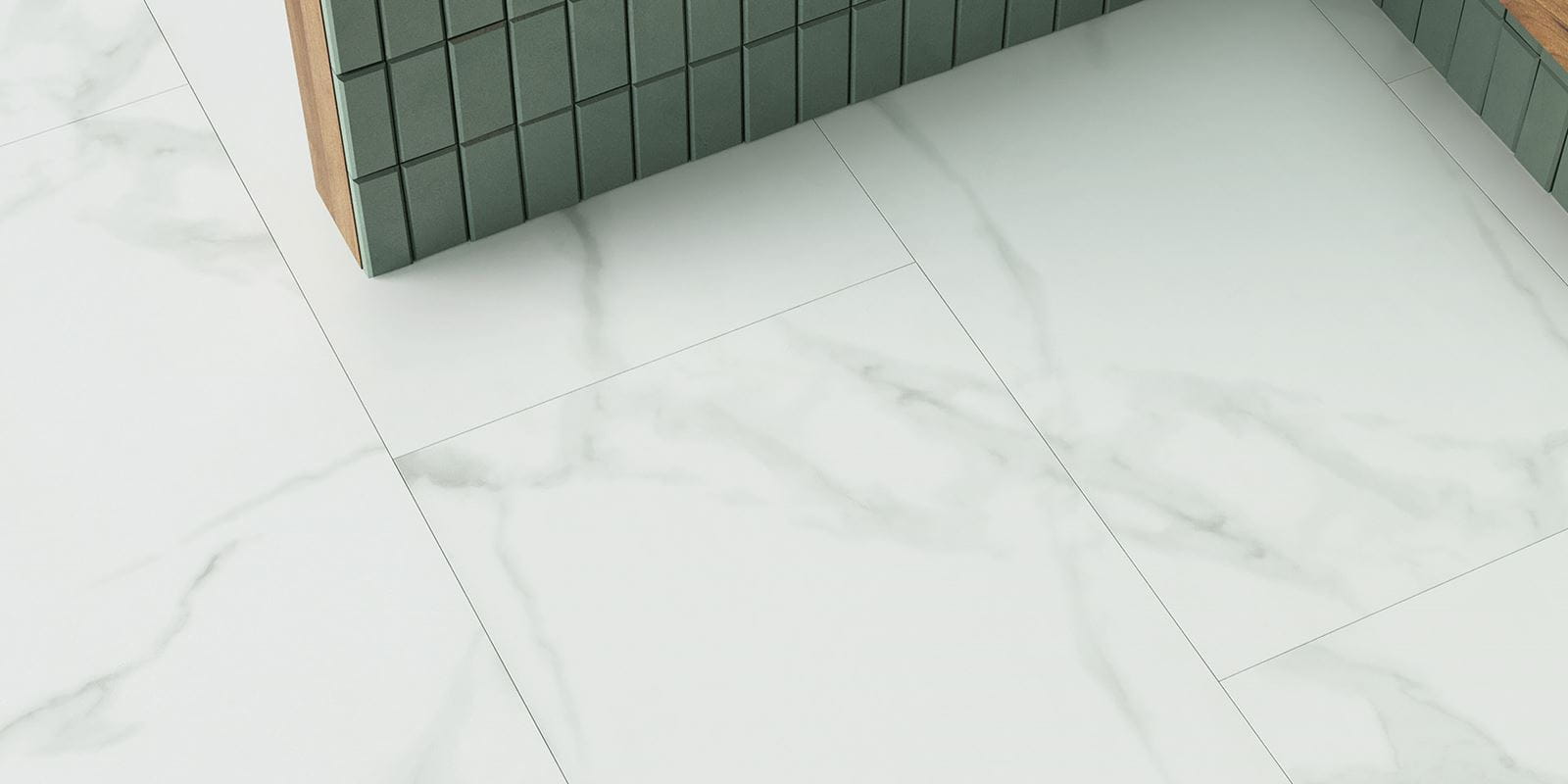 Invictus® Luxury Vinyl Flooring - Pure Marble - Snow - Wetroom_02