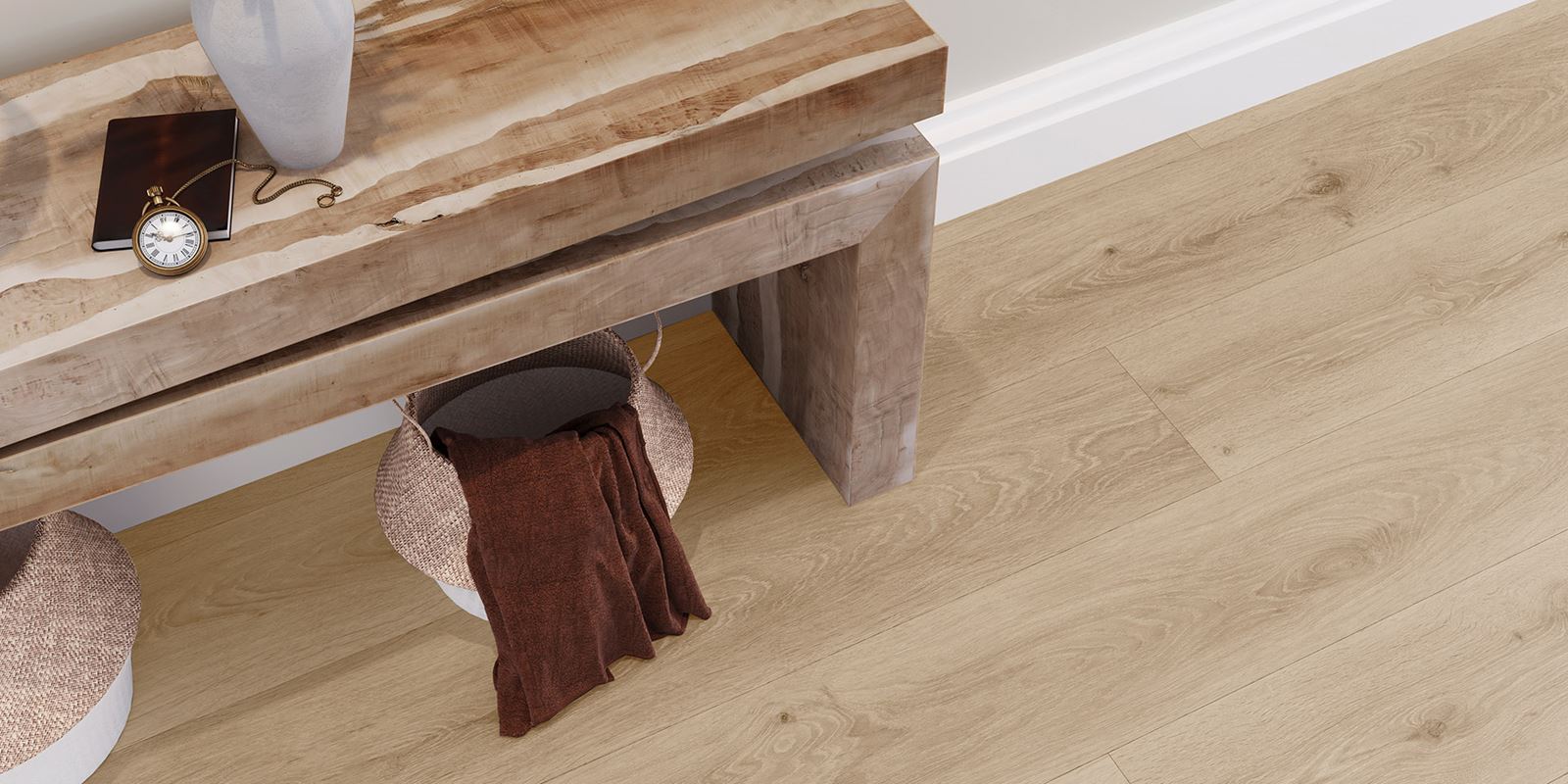 Invictus® Luxury Vinyl Flooring - Silk Oak - Latte - Hallway_02