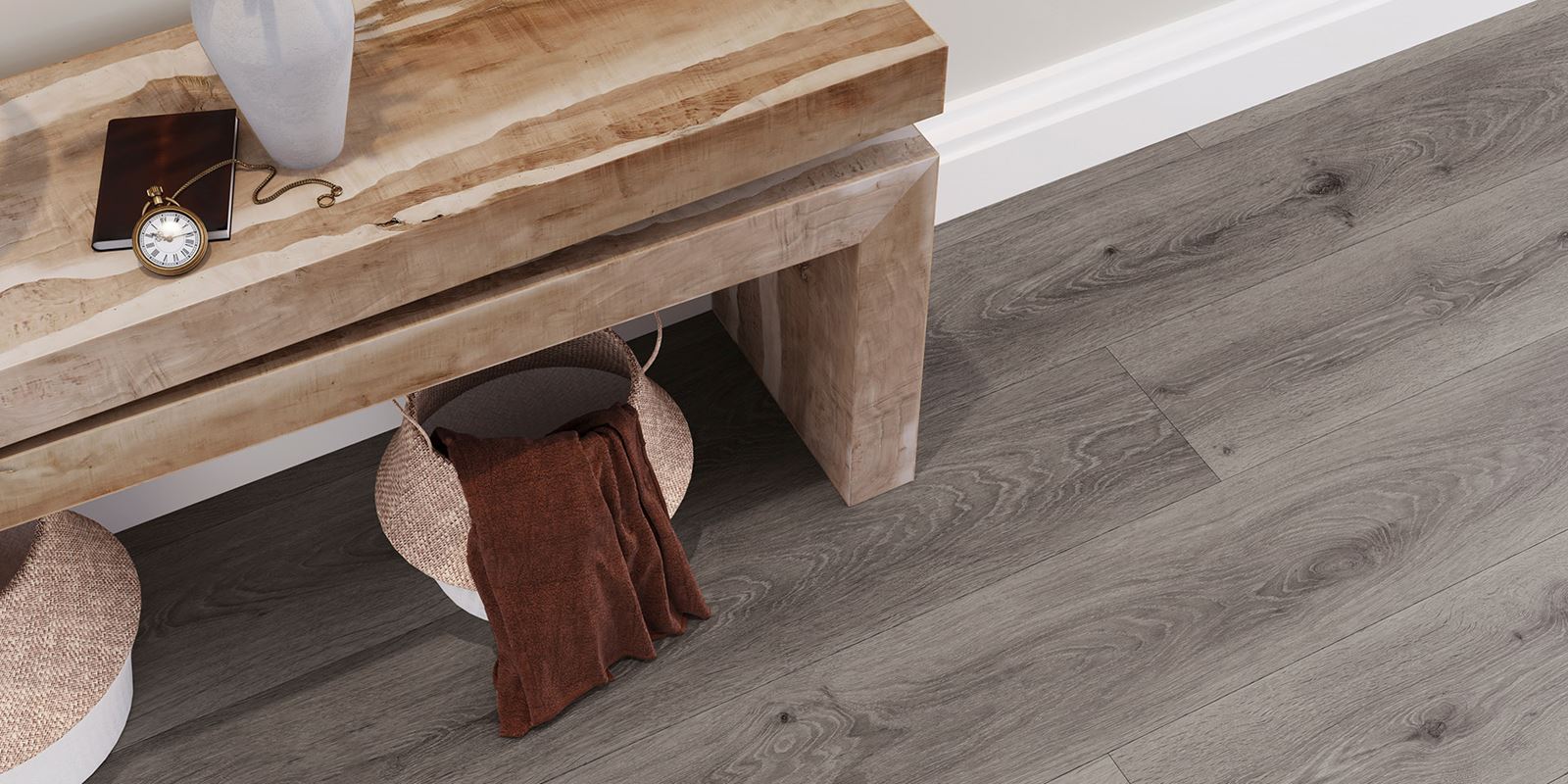 Invictus® Luxury Vinyl Flooring - Silk Oak - Shade - Hallway_02
