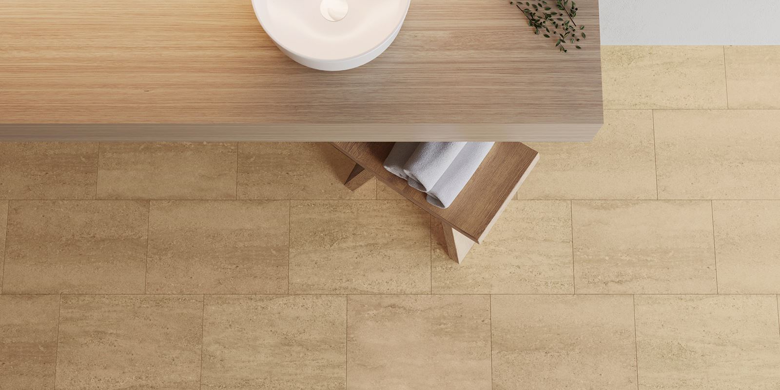 Invictus® Luxury Vinyl Flooring - Tivoli Stone - Mocha - Wetroom_02