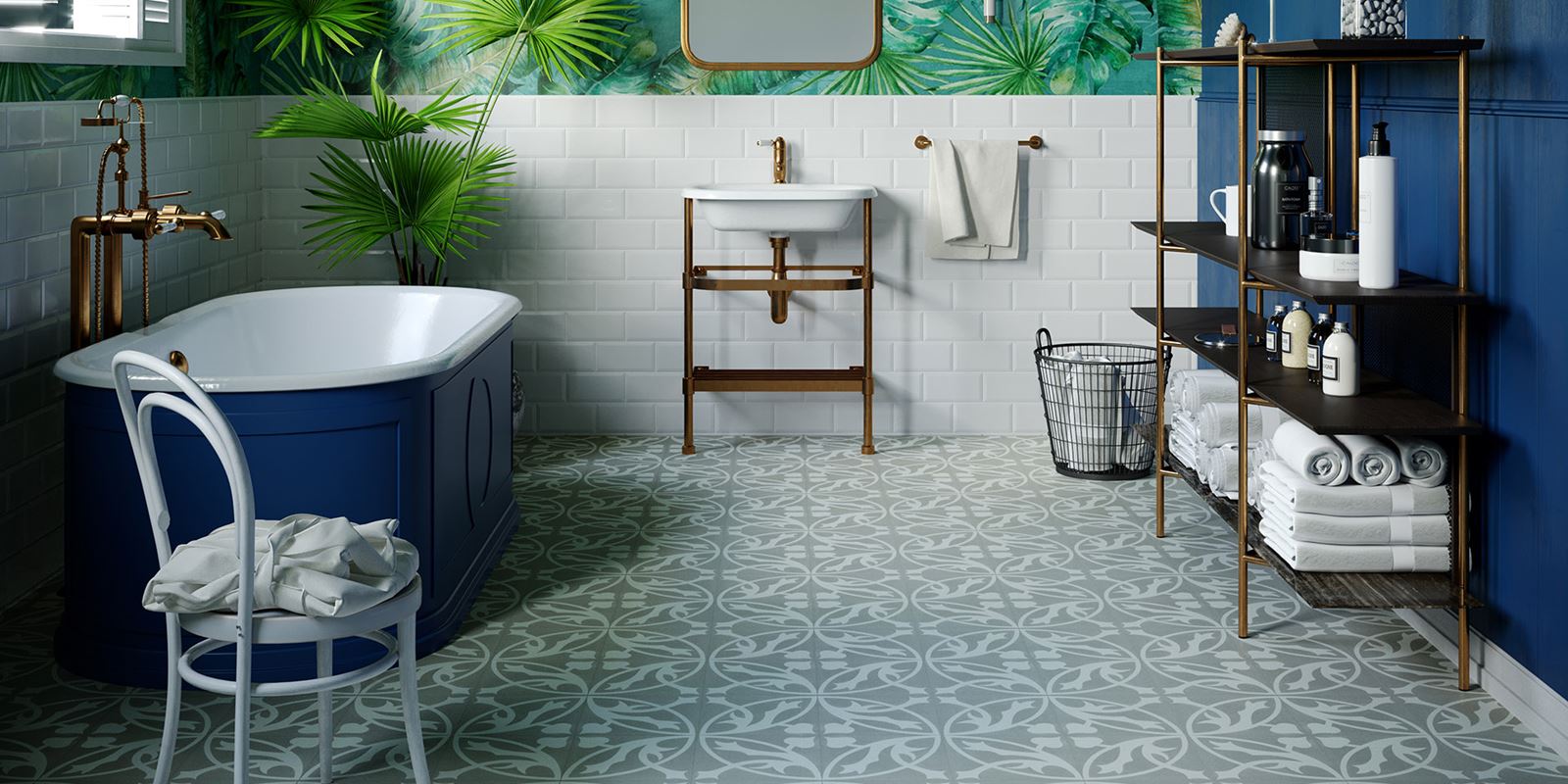 Invictus® Luxury Vinyl Flooring - Victorian Treasure - Smoke - Wetroom
