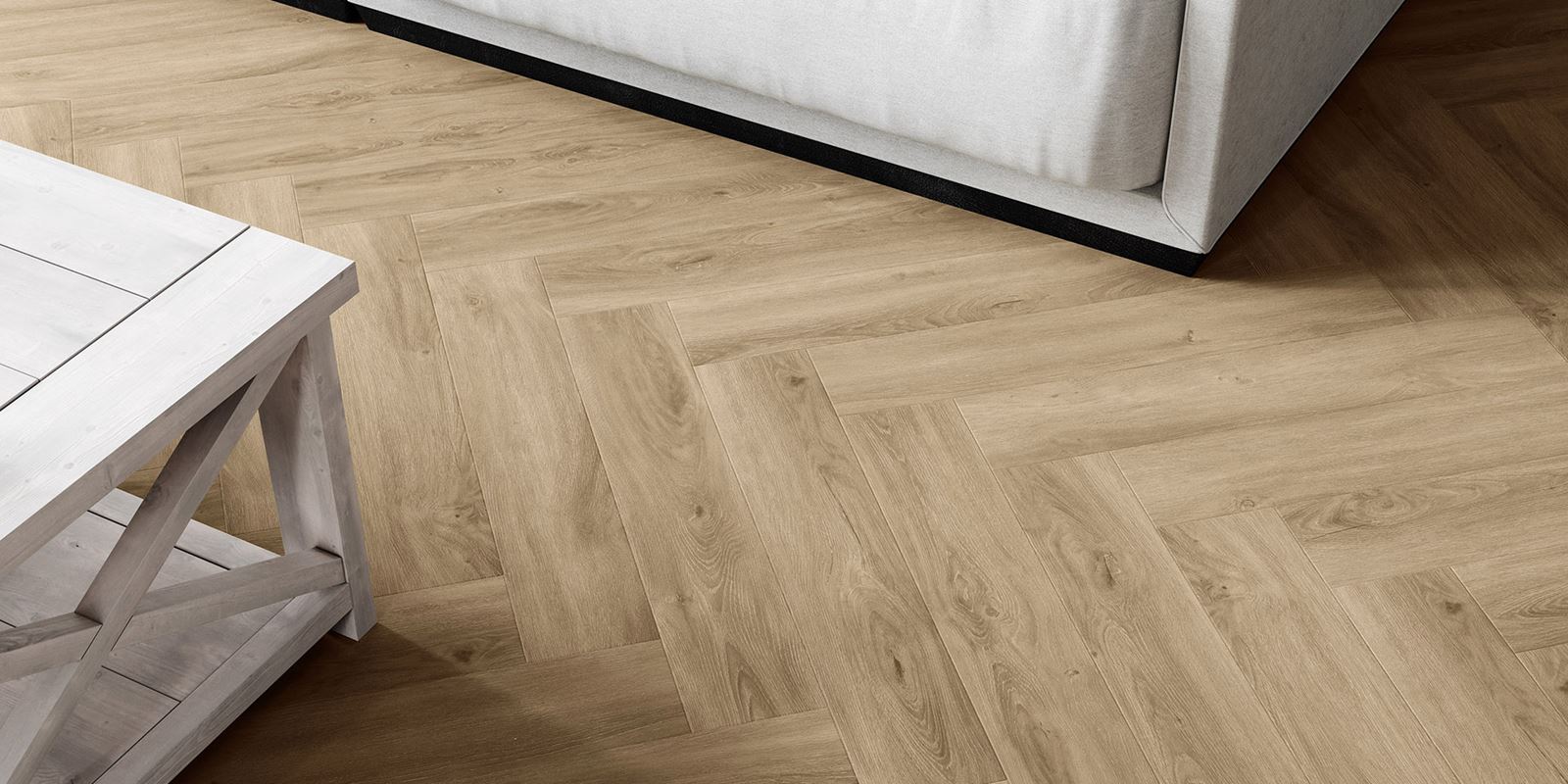 Invictus® Luxury Vinyl Flooring - Divine Oak Parquet - Champagne - Living_02