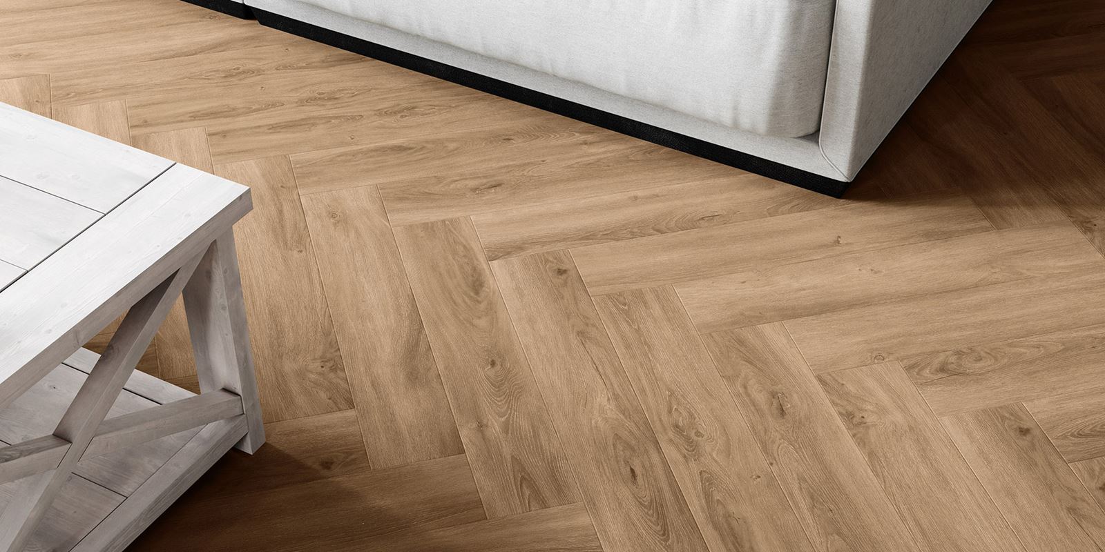 Invictus® Luxury Vinyl Flooring - Divine Oak Parquet - Cookie - Living_02