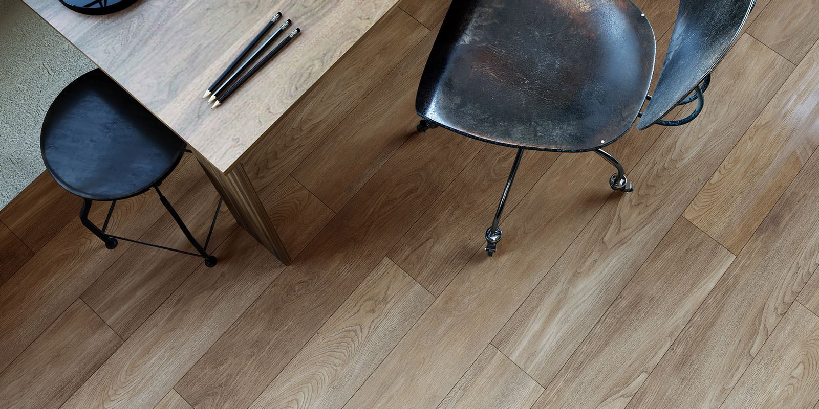 Invictus® Luxury Vinyl Flooring - New England Oak - Toffee - Office_02